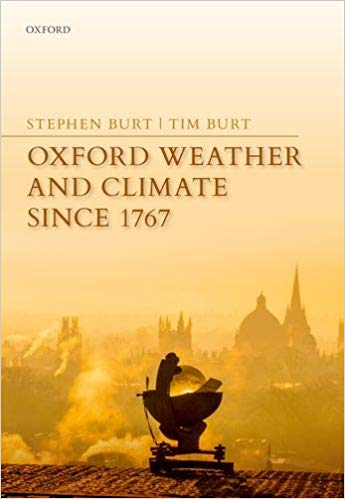 오는 7월30일 발간될 예정인 책 ‘1767년 이래 옥스포드 기상과 기후’ 표지. 옥스포드대 제공
