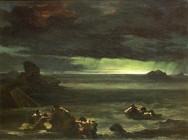 대홍수 장면(Scene of Deluge)(1820), 테오도르 제리코(Th&#233;odore G&#233;ricault, 1791~1824)