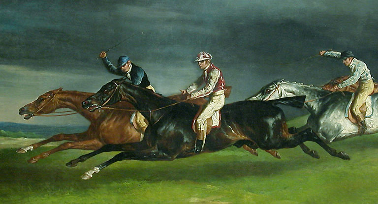 엡솜에서의 더비(Derby at Epsom)(1821), 테오도르 제리코(Th&#233;odore G&#233;ricault, 1791~1824)