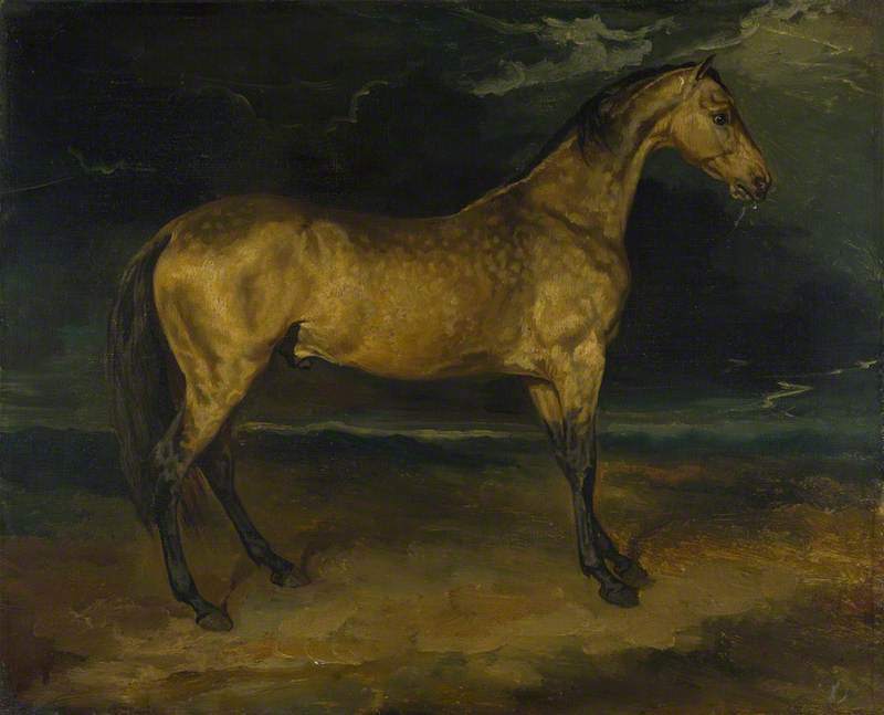 폭풍우 속의 말(Horse in the Storm)(1821), 테오도르 제리코(Th&#233;odore G&#233;ricault, 1791~1824)