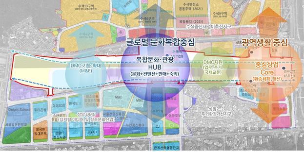 수색역세권 개발 계획안. 서울시 제공