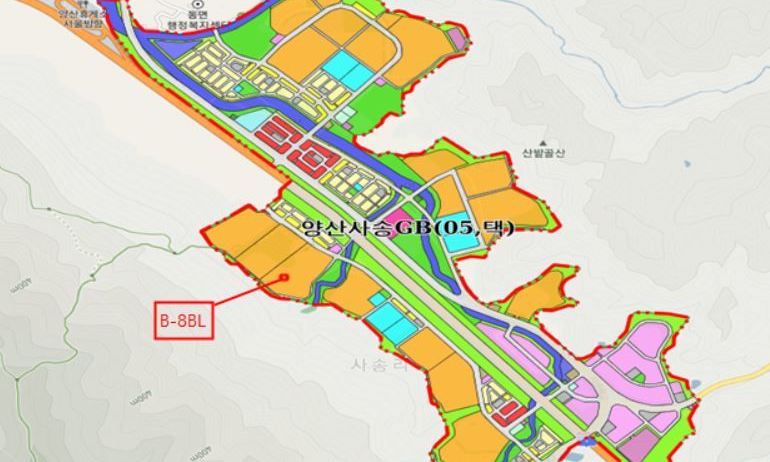 양산사송 지구 공공지원 민간임대 사업자 공모