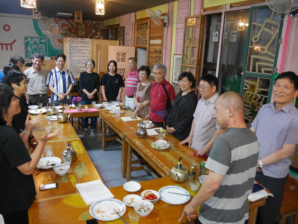 사랑어린학교에서 열리는 마을인생학교.