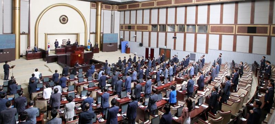 경기도의회 본회의를 여는 모습. 경기도의회 제공