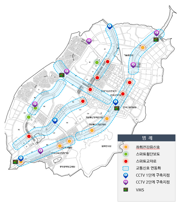 충북 혁신도시 스마트 시티 조성도. 충북도 제공