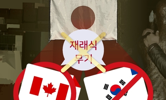 재래무기 캐치올 규제 캐나다 법에도 없는데…한국만 차별하는 일본