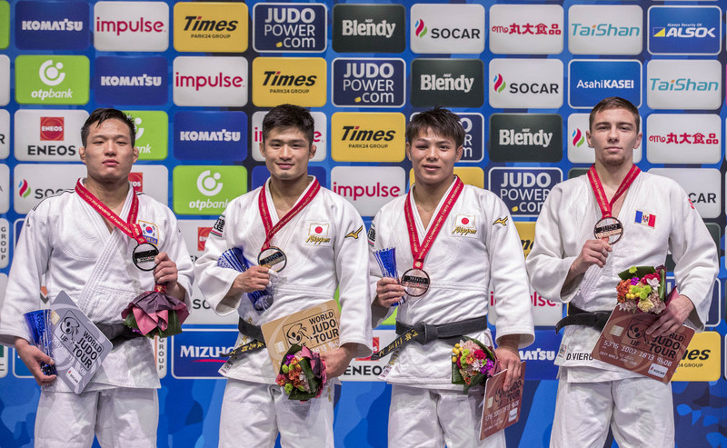 한국 유도대표팀의 김임환(오른쪽)이 26일 일본 도쿄에서 열린 2019 유도세계선수권대회에서 은메달을 땄다. 대한유도회 제공