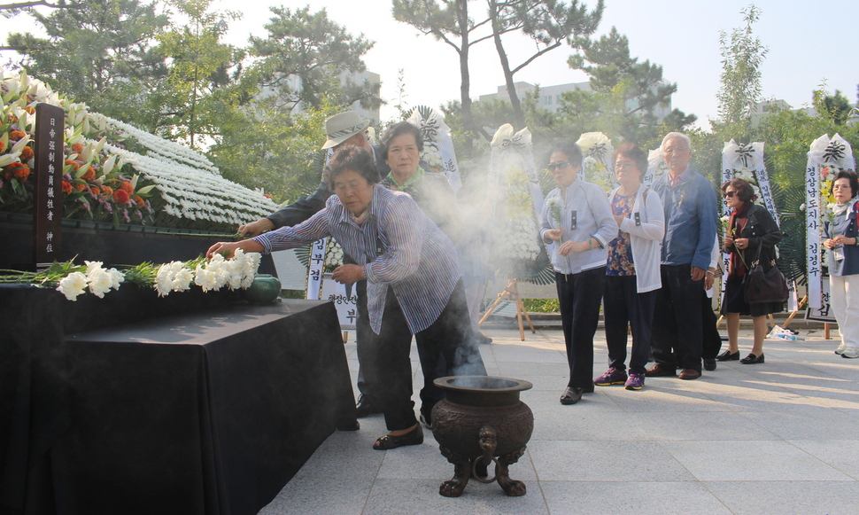 한-일 경제전쟁 원인인 강제동원, 정작 위령제는 ‘썰렁’