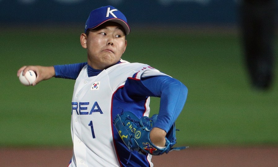 한국 청소년야구 조 1위 이끈 막강 마운드