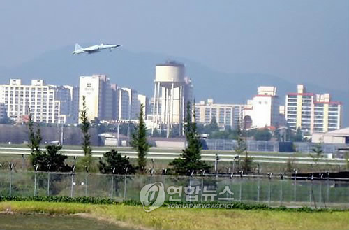 광주 군 공항 모습. 연합뉴스