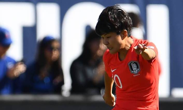 ‘지소연 골’ 여자축구 대표팀, 최강 미국과 1-1