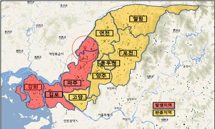 고양~포천~철원 ‘방역대’ 구축…아프리카돼지열병 ‘남하 저지’ 