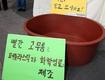 빨간 고무대야여, 안녕~