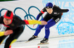 이상화, 스피드스케이트 500m 1차 시기 1위