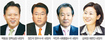 정책실장 백용호·정무수석 정진석·사회통합수석 박인주
