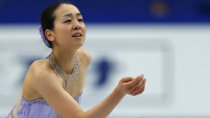 아사다 마오, 피겨 그랑프리 복귀전 쇼트 1위