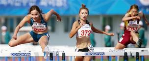 [포토] 정혜림, 허들100m 우승