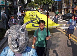 [포토] 설악산 케이블카 설치 반대합니다. 