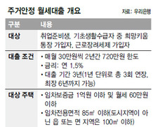 있으나마나한 ‘주거안정 월세대출’