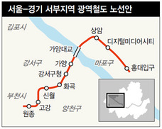 경기 부천~홍대입구 잇는 광역철도 추진