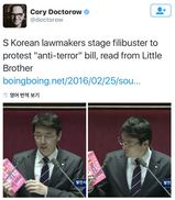 누리꾼들 “필리버스터 의원들 추천도서 읽어보자”