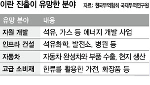 “이란에선 자동차·고급소비재 사업 유망”