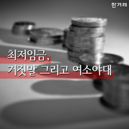 [카드뉴스] 최저임금, 거짓말 그리고 여소야대