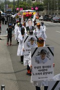 ‘노조파괴’ 유성기업 노동자들 “현대차 노동자들 함께 싸웁시다”