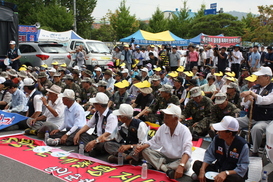 성주 보수단체들 ‘사드 배치 찬성’ 집회