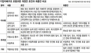 13년 만에 개정된 기업지배구조 모범규준…핵심삭제 ‘실효성’ 논란