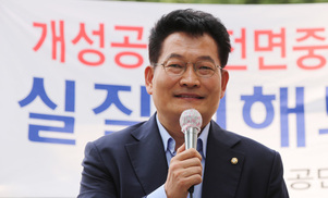 송영길 “호남-새누리 연대? 글쎄…”