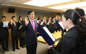 외환은행 합병 뒤 쉽고 간결한 새 윤리강령 ‘코드원’ 제정