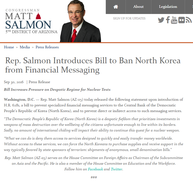 US introduces legislation to block North Korea from international payment network 