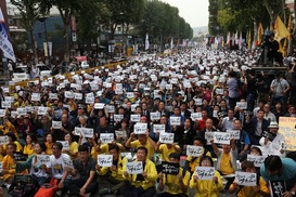 [Photo] 30,000 shout “We are Baek Nam-ki” 