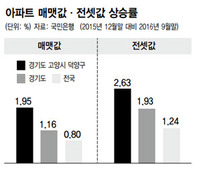 ‘갭 투자’ 고양시 휩쓸자, 아파트 1000채 주인이 바뀌었다 