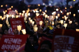 ‘저들이 낮게 갈때 우린 높게 간다’ 수준 높은 평화시위