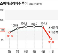 소비자 심리 최악…2009년 금융위기때 수준