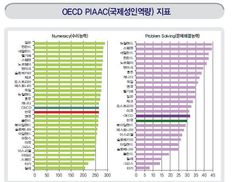 한국 성인 ‘문제해결 역량’ 오이시디 평균보다 낮은 12위