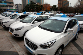 울산에 전국 처음 ‘수소택시’ 운행