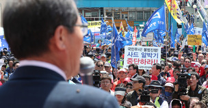 동남풍 탄 홍준표, 안철수 맹추격