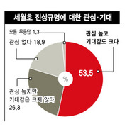 54% “세월호 진상규명 관심 높고 기대 커”