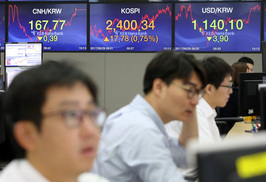 코스피 사상 첫 장중 2400선 돌파