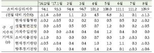 소비자심리 7개월만에 하락