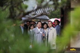 [포토] 취임 뒤 처음 TK 찾은 문 대통령, 안동 하회마을 간 까닭