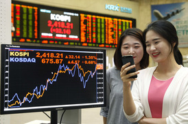 코스피 두달여만에 사상 최고치 돌파