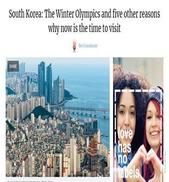 평창올림픽 기간 꼭 가봐야할 도시에 전주 등 선정