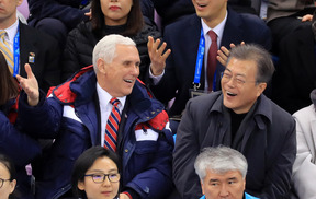 펜스 미 부통령 출국…평창서 ‘북·미 접촉’ 끝내 없었다