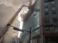 고양 복합상가건물 화재 1명 숨져