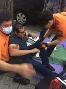 ‘단식농성’ 난민신청자 2명, 의식불명으로 응급실 실려가 