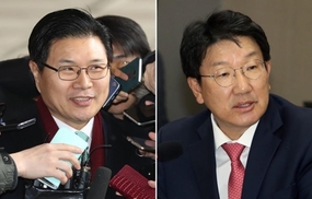 ‘사학비리’ 홍문종·‘강원랜드 비리’ 권성동 오늘 첫 법정출석